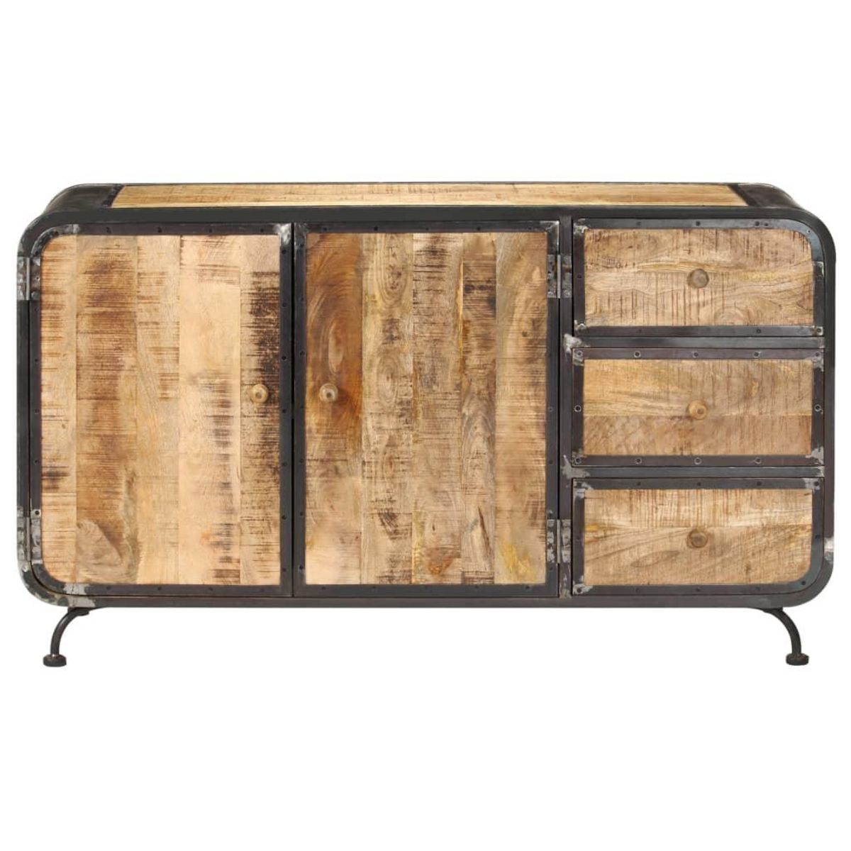 VIDAXL Buffet 140x40x80 cm bois d'acacia solide