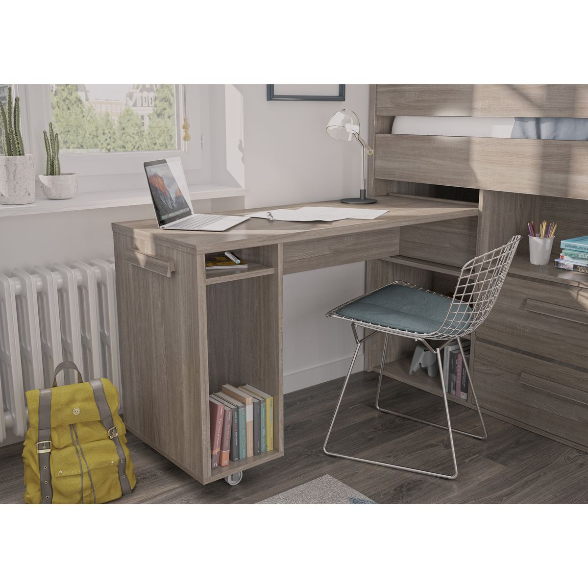 GAMI Lit combiné couchage 90x200cm ANTOINE