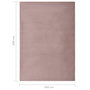 Voir la diapositive 6 : VIDAXL Tapis Fausse fourrure de lapin 200x300 cm Vieux rose