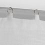 Voir la diapositive 2 : Paris Prix Paire de Voilages  Milza  60x120cm Blanc