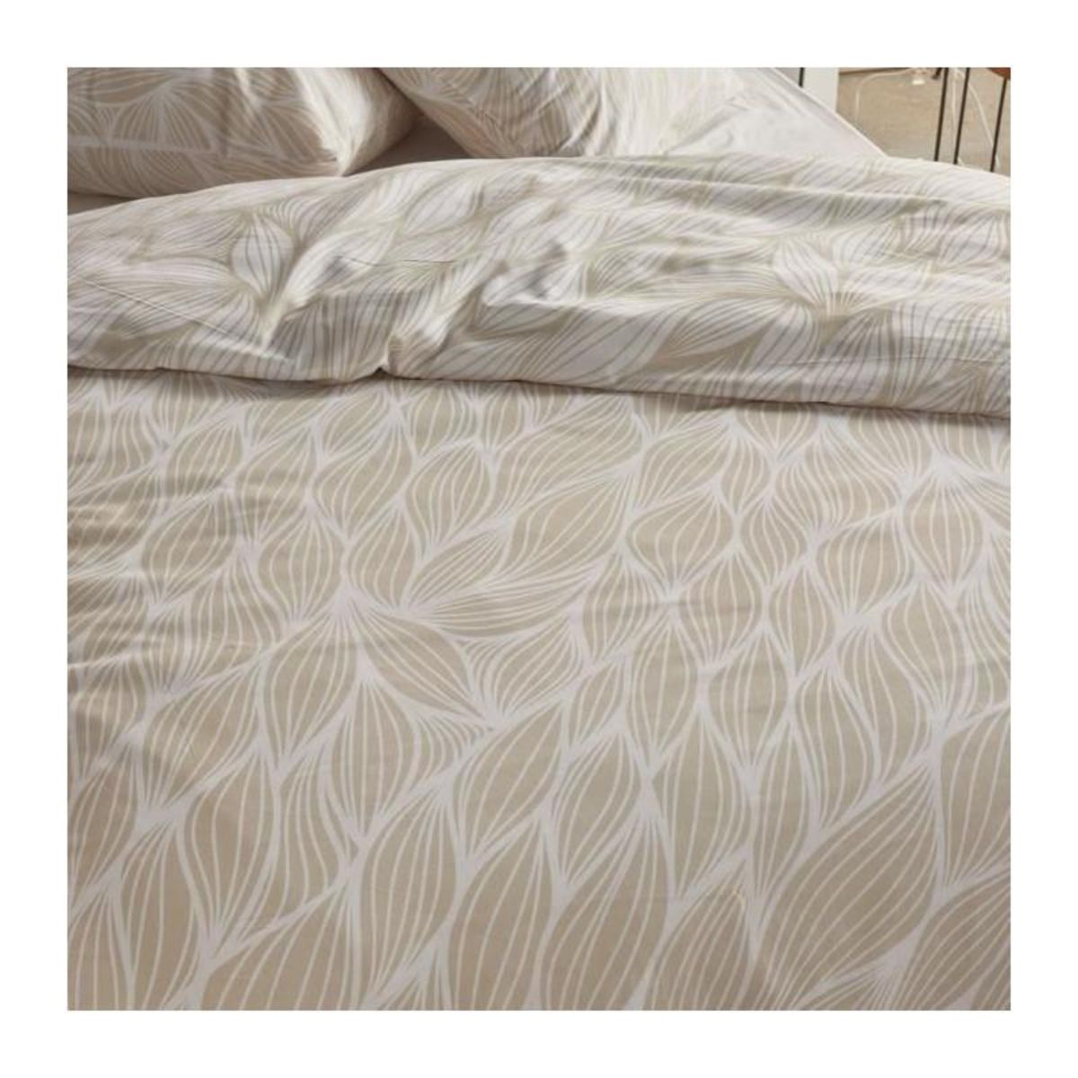 Today Parure de lit - TODAY Crazy - Imprimé Graphique - 2 personnes - 220 x 240 cm - Beige