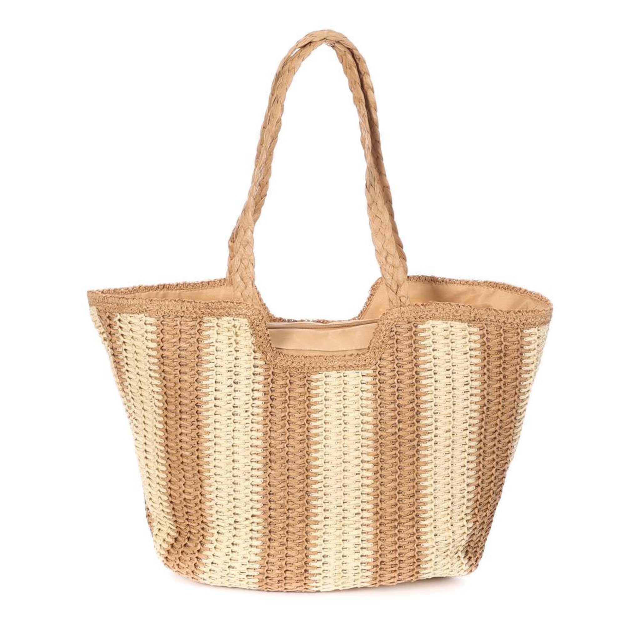 Voir la diapositive 2 : GERARD PASQUIER Sac de Plage Naturel/Taupe Femme Gérard Pasquier