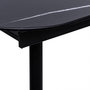 Voir la diapositive 5 : ATMOSPHERA Table de Repas Extensible  Mapu  160-200cm Noir