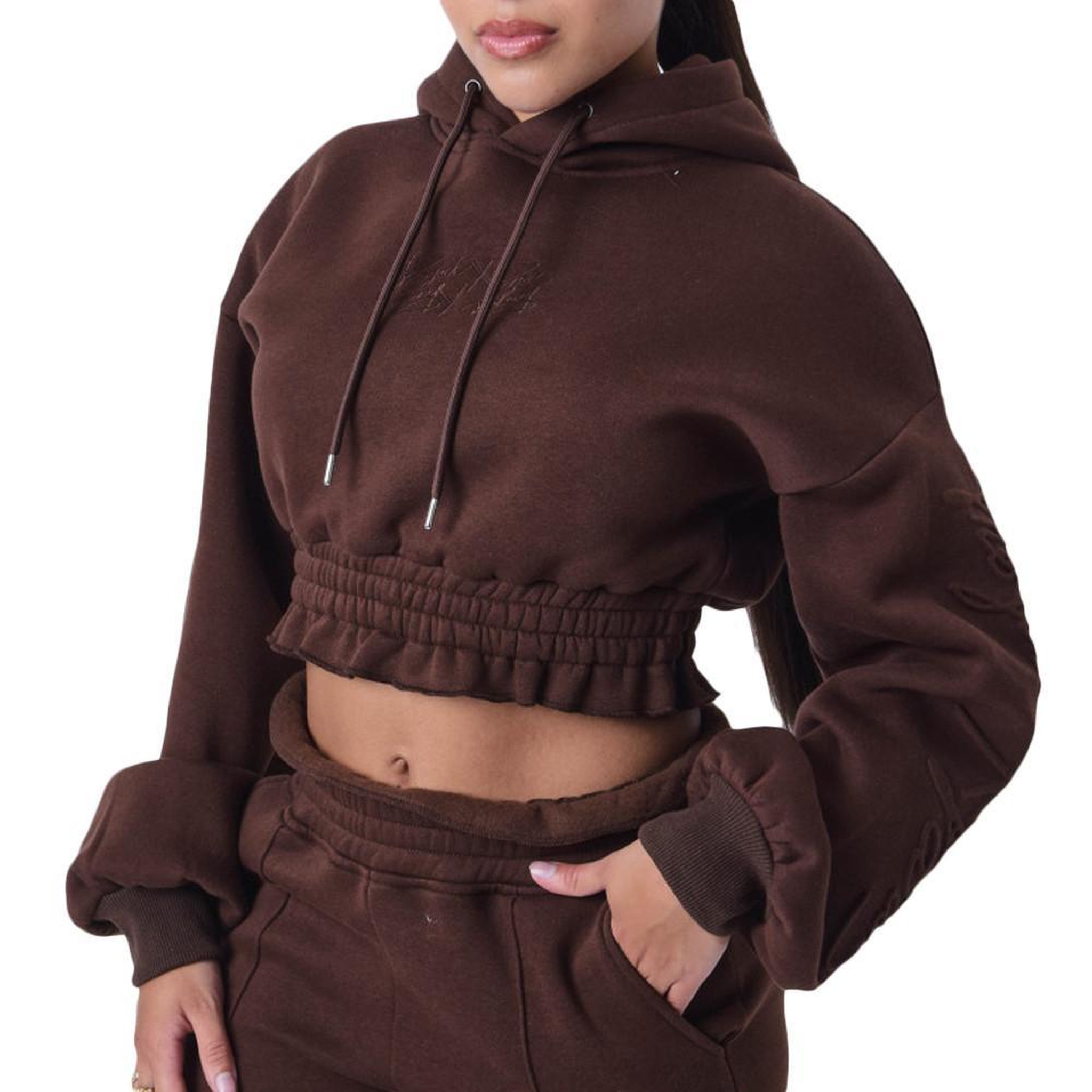 Voir la diapositive 1 : Project X Sweat à Capuche  Femme Project X Paris Froncé