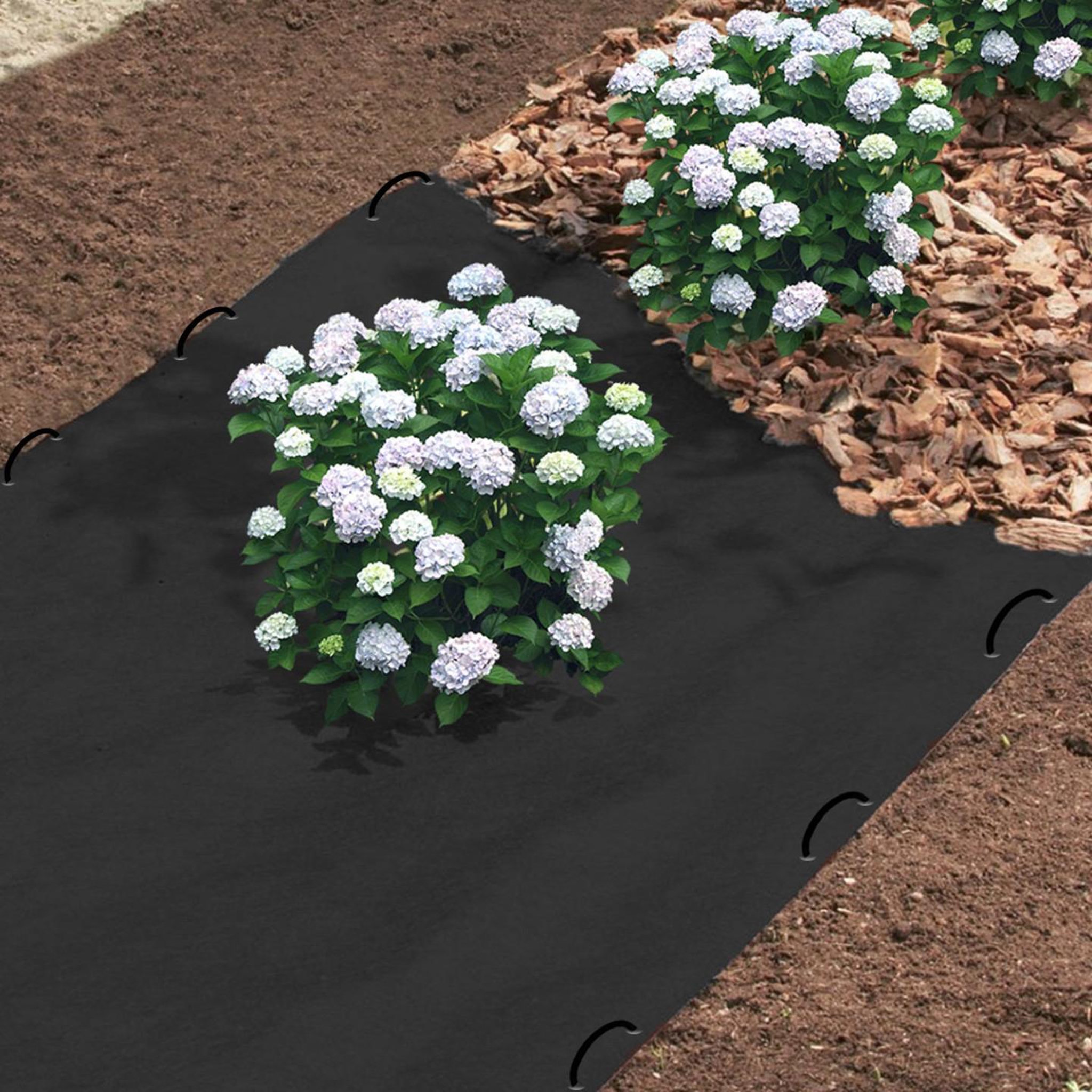 Voir la diapositive 3 : ID MARKET Lot de 30 agrafes pour toile de paillage 10 cm