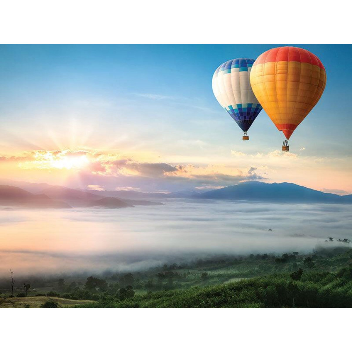 Smartbox Vol en montgolfière pour 2 personnes au-dessus du château de Hautefort - Coffret Cadeau Sport & Aventure