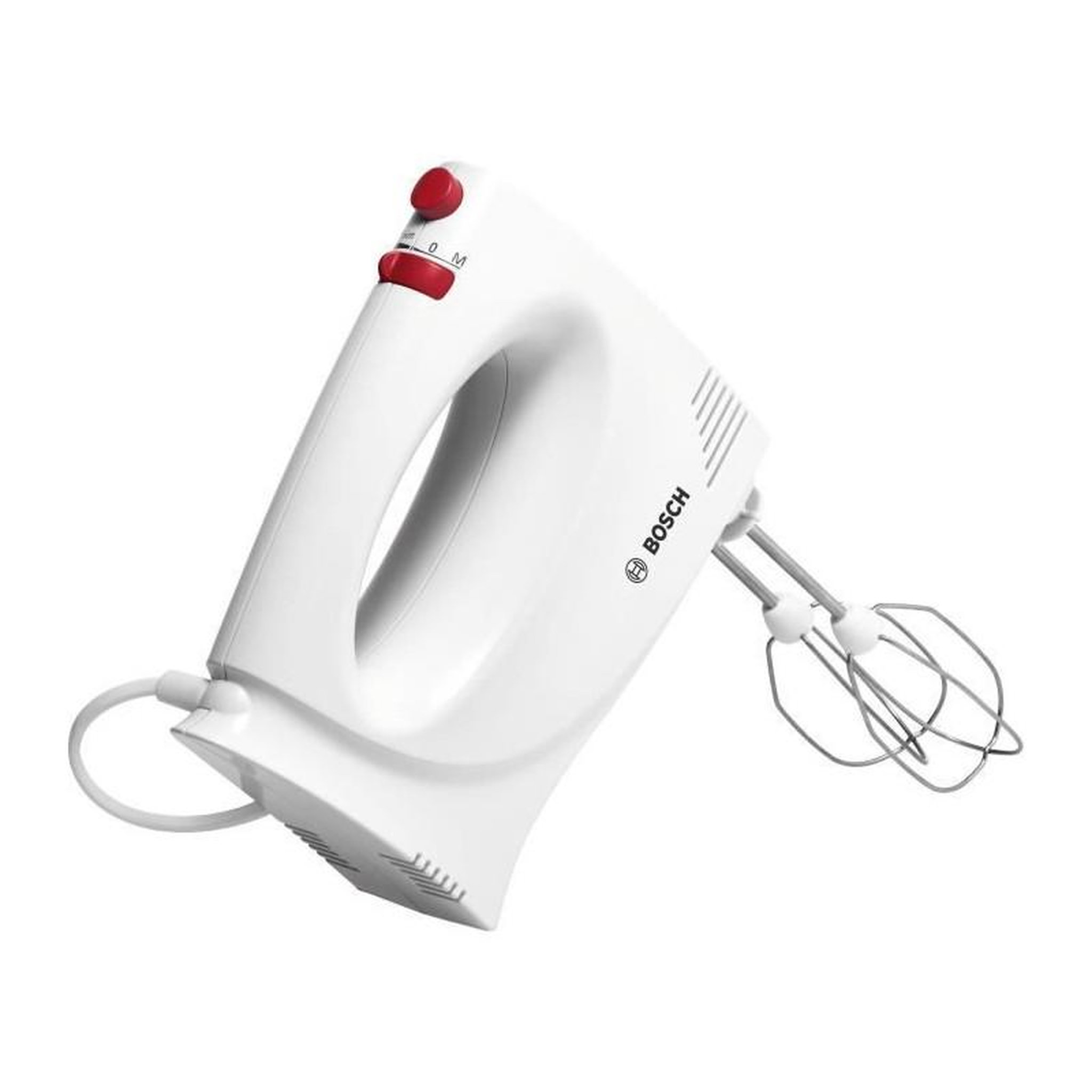 Voir la diapositive 2 : BOSCH Batteur - BOSCH - MFQP1000 - 300 W - 2 vitesses + turbo - 2 fouets inox