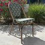 Voir la diapositive 2 : Paris Prix Chaise de Jardin Empilable  Bistro  87cm Vert