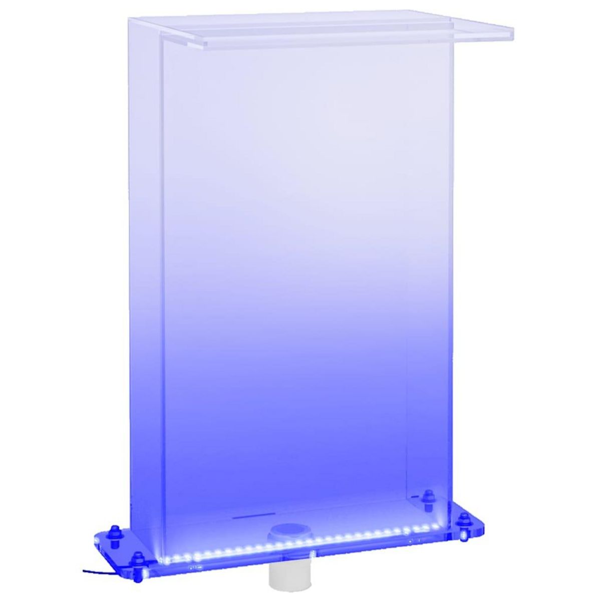 VIDAXL Fontaine de piscine avec LED RVB Acrylique 51 cm