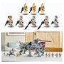 LEGO Star Wars 75337 Le marcheur AT-TE, Jouet avec 5 Minifigurines, La Revanche des Sith