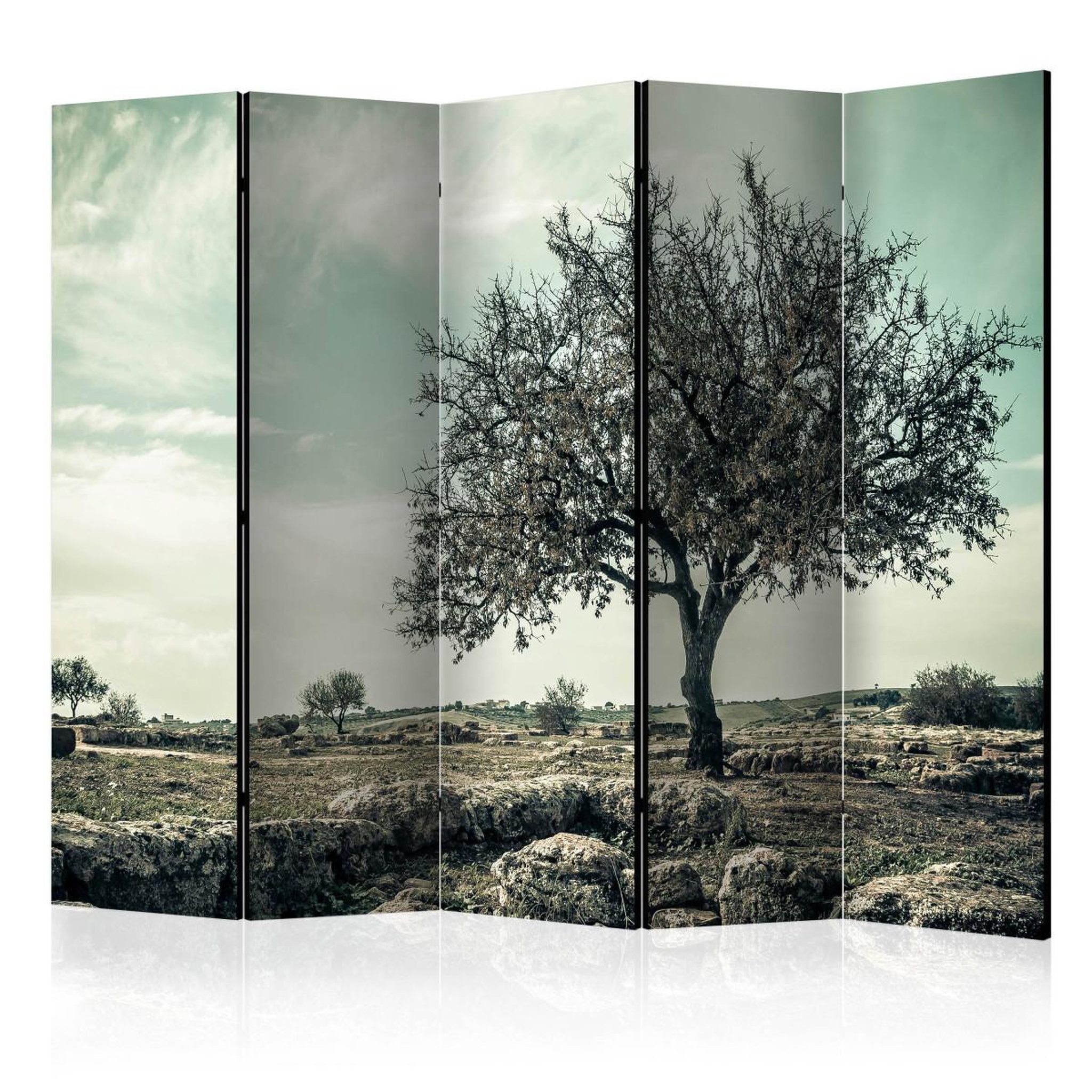 Paris Prix Paravent 5 volets  tree vintage  172x225cm