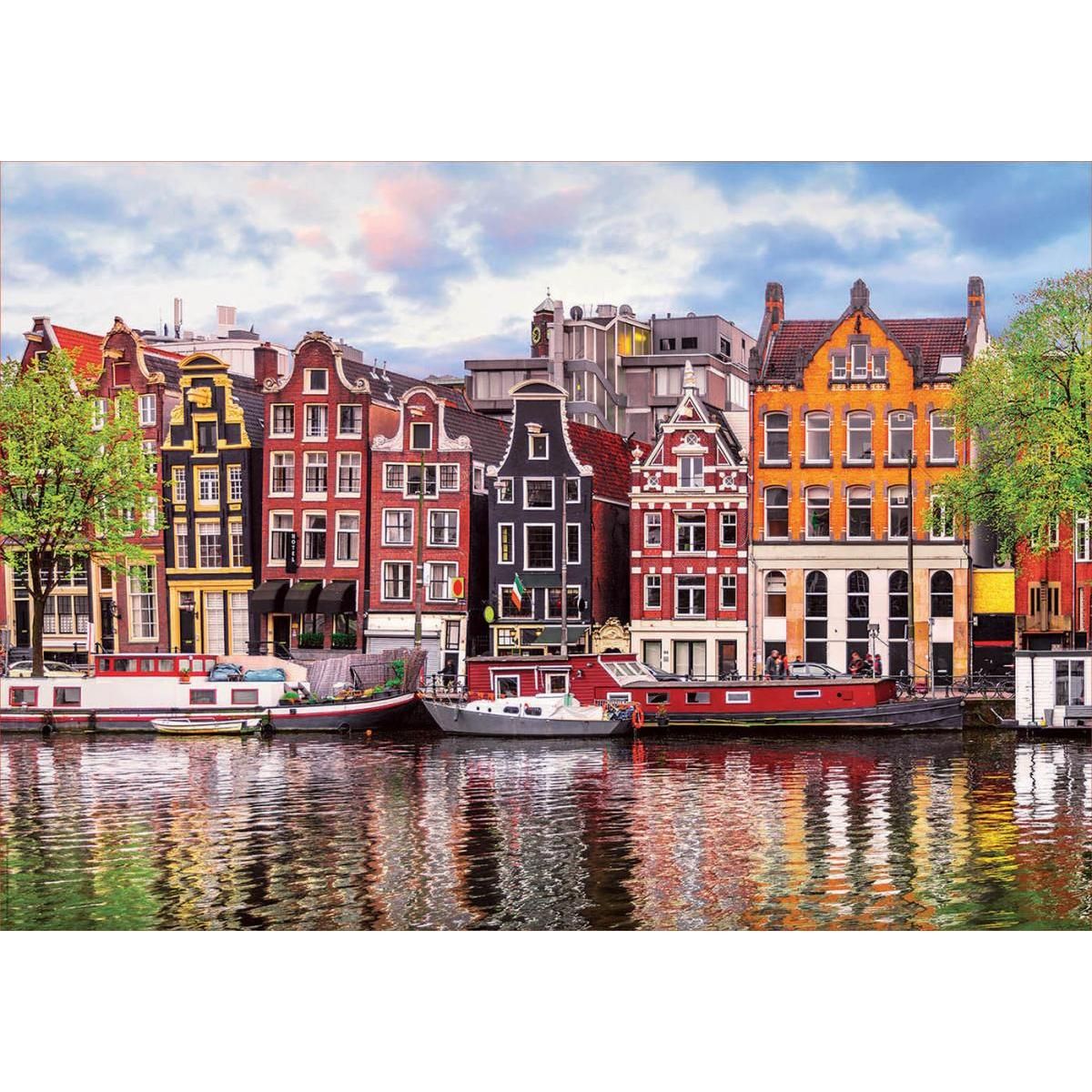 EDUCA Puzzle 1000 pcs - Maisons dansantes Amsterdam