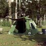 Voir la diapositive 3 : VIDAXL Tente de camping a dome 4 personnes vert liberation rapide