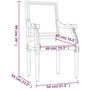 Voir la diapositive 6 : VIDAXL Chaise de canape 54x59x99 cm lin