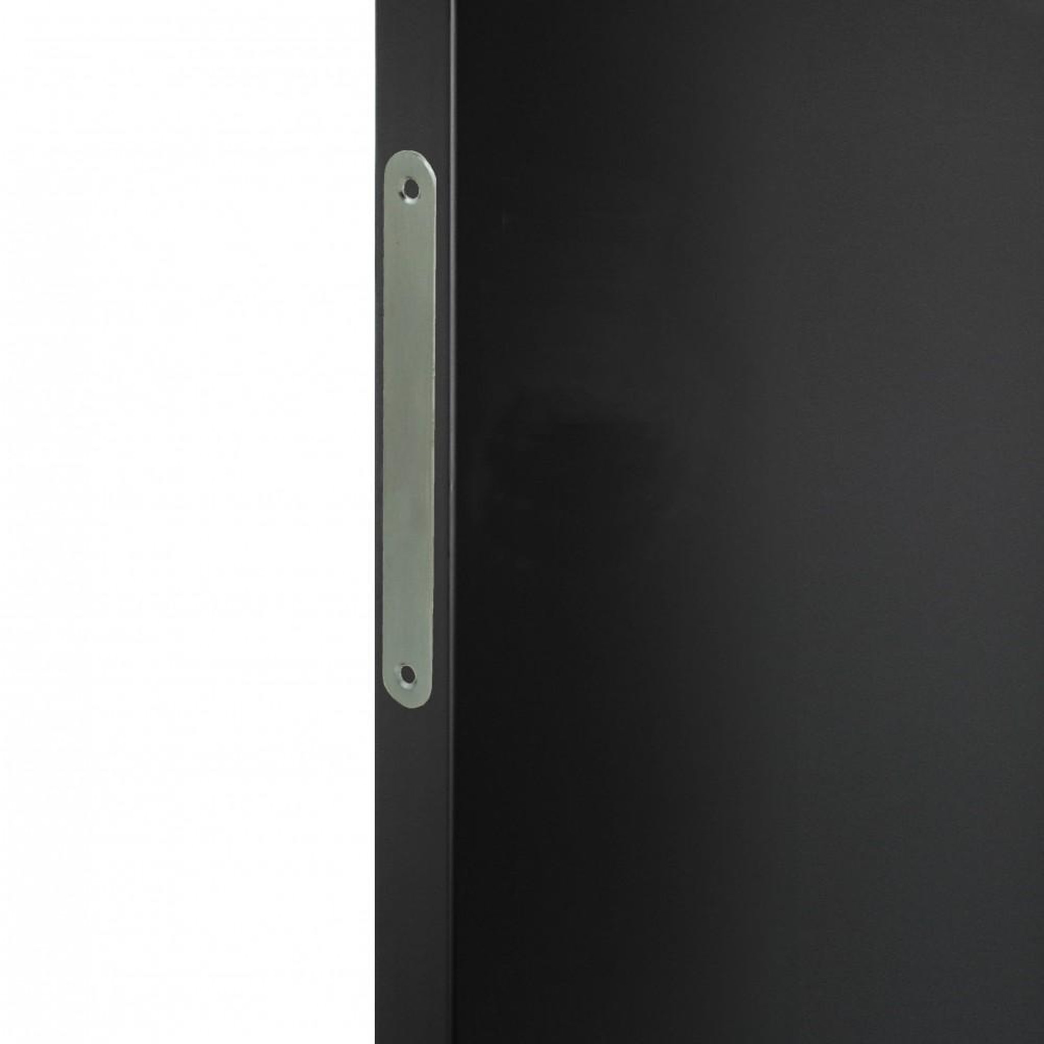 CENTRALE BRICO Platine acier chromé, gris