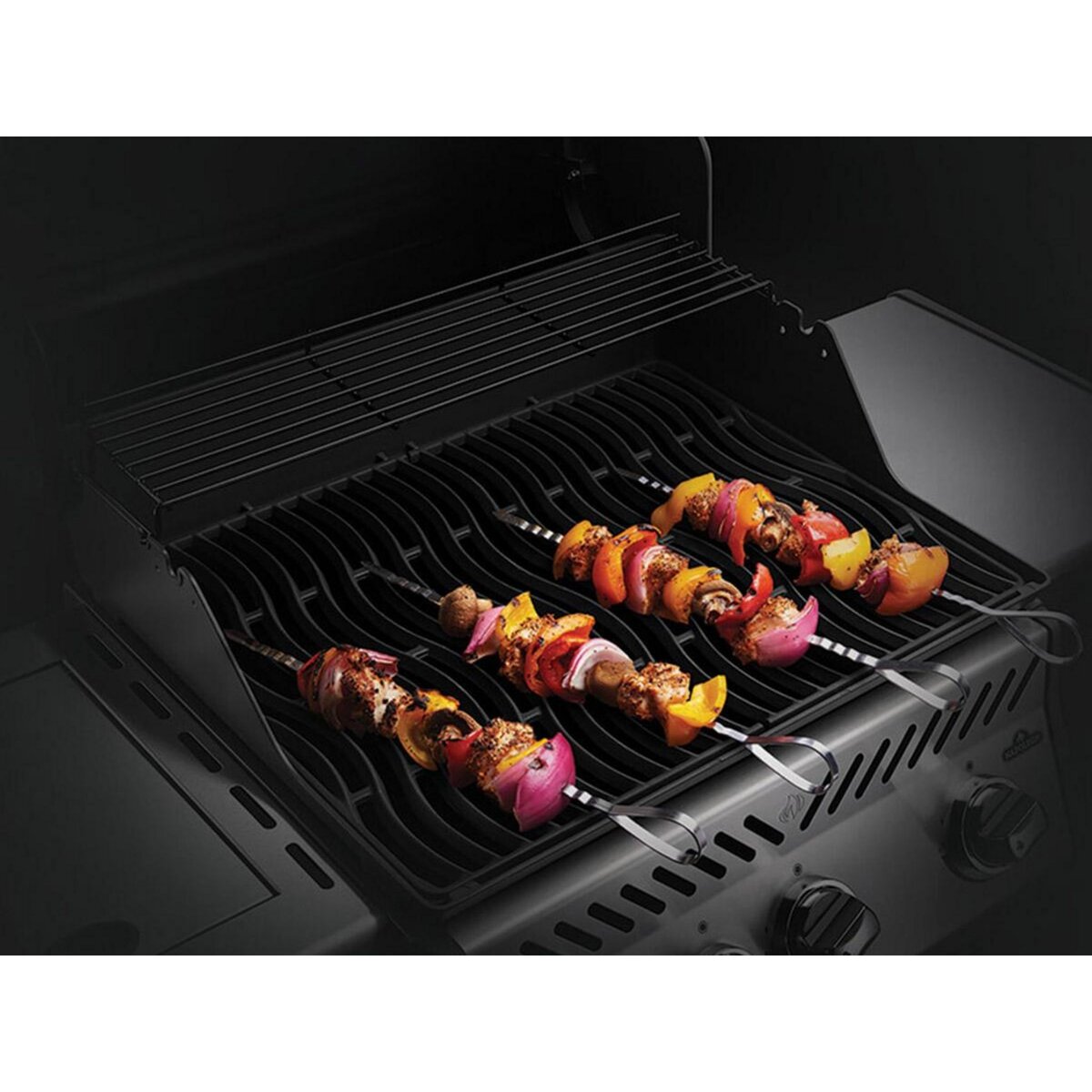 NAPOLEON Kit du chef Expert (8 brochettes, support ribs et grille pour légumes et poissons) - Napoleon