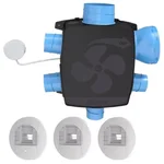 Sauter Kit VMC simple flux hygroréglable extra plat Gauli basse conso