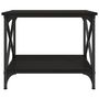 Voir la diapositive 4 : VIDAXL Table d'appoint Noir 55x38x45 cm Bois d'ingenierie