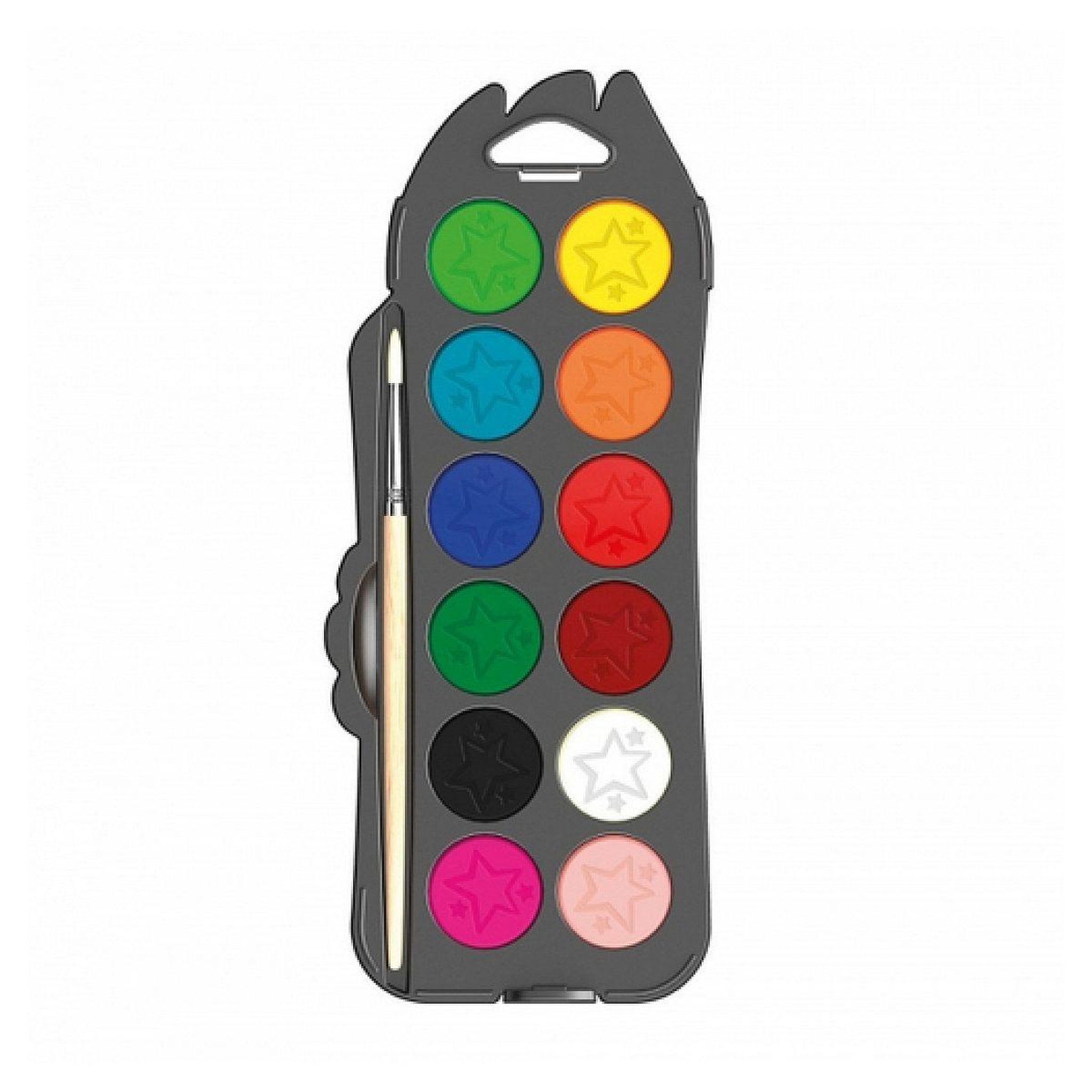 Voir la diapositive 2 : MAPED Boite de 12 pastilles de gouaches