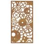 Voir la diapositive 5 : VIDAXL Decoration murale jardin 105x55 cm design de roue dentee