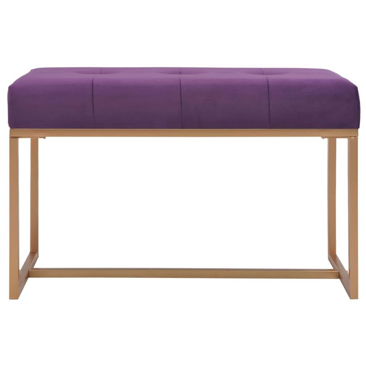 VIDAXL Banc 80 cm Violet Velours