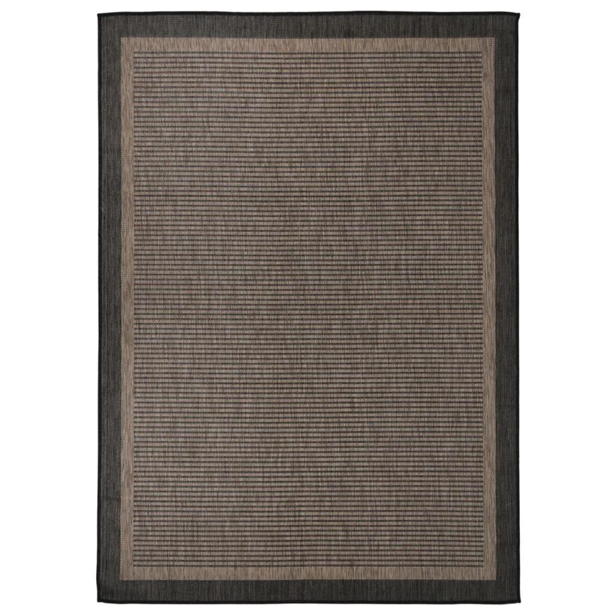 Voir la diapositive 1 : VIDAXL Tapis a tissage plat d'exterieur 120x170 cm Marron fonce