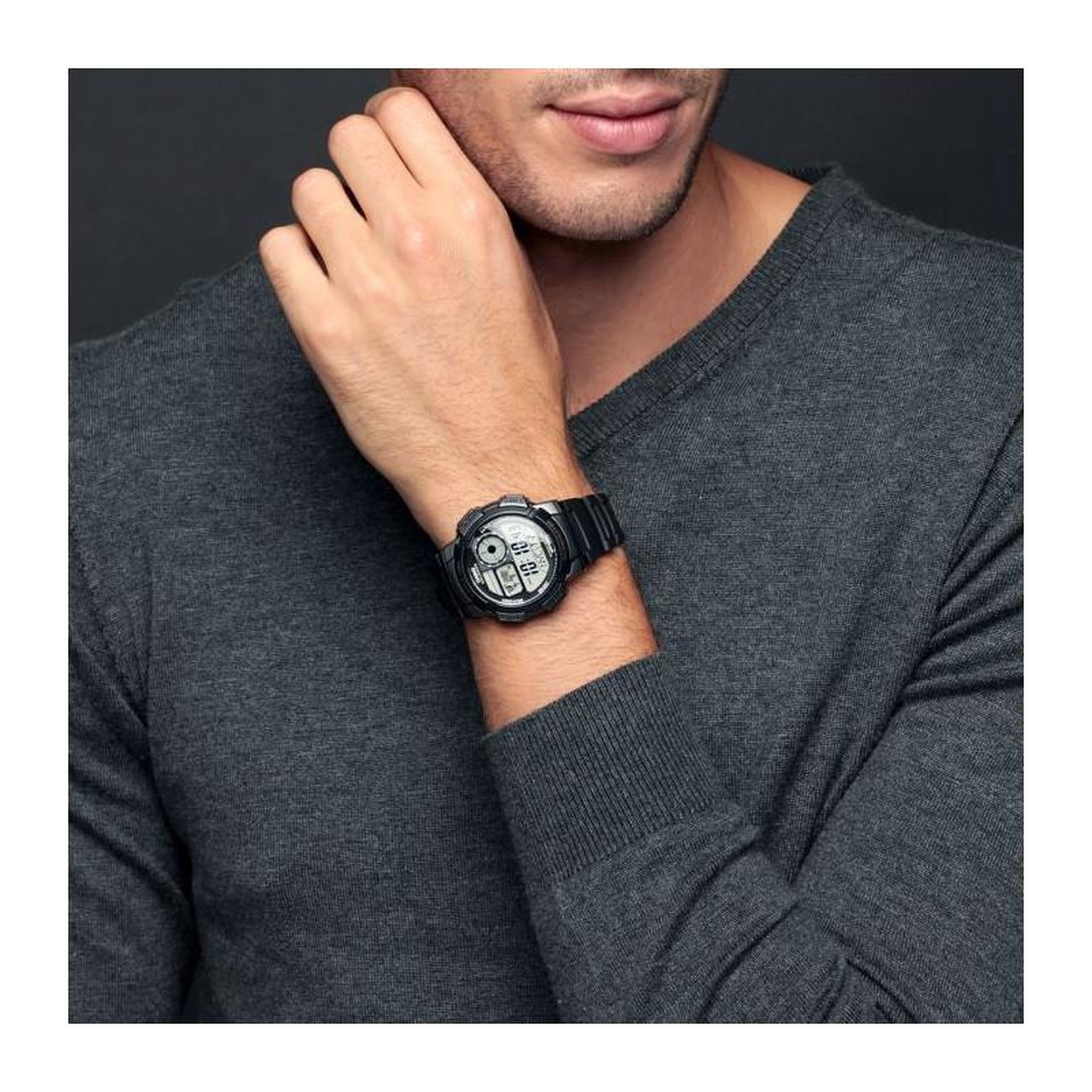 Voir la diapositive 2 : CASIO CASIO Montre Quartz AE1000W1AVEF Homme