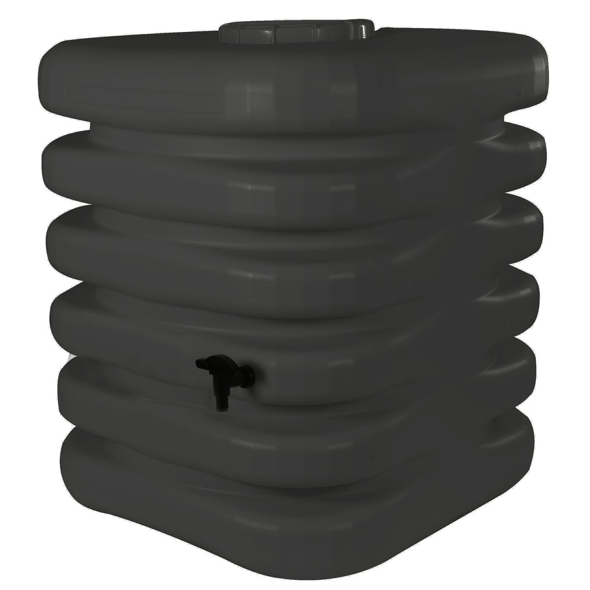 Belli Récupérateur d'eau Anthracite - 1000L - CUBIQUE
