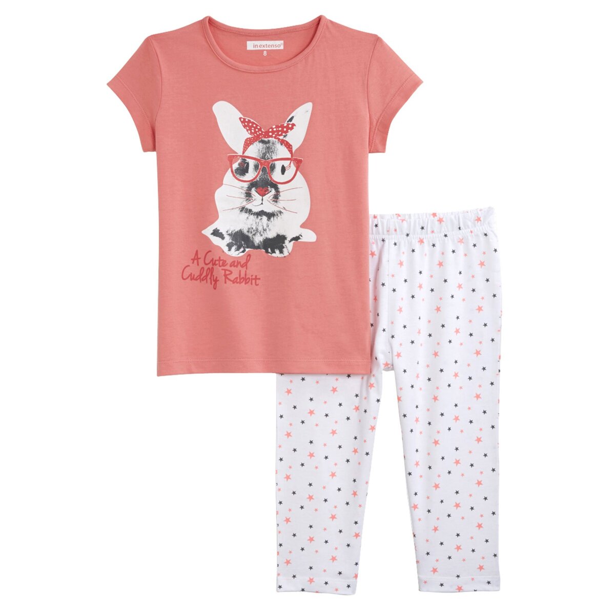 IN EXTENSO Pyjama lapin fille du 2 au 14 ans