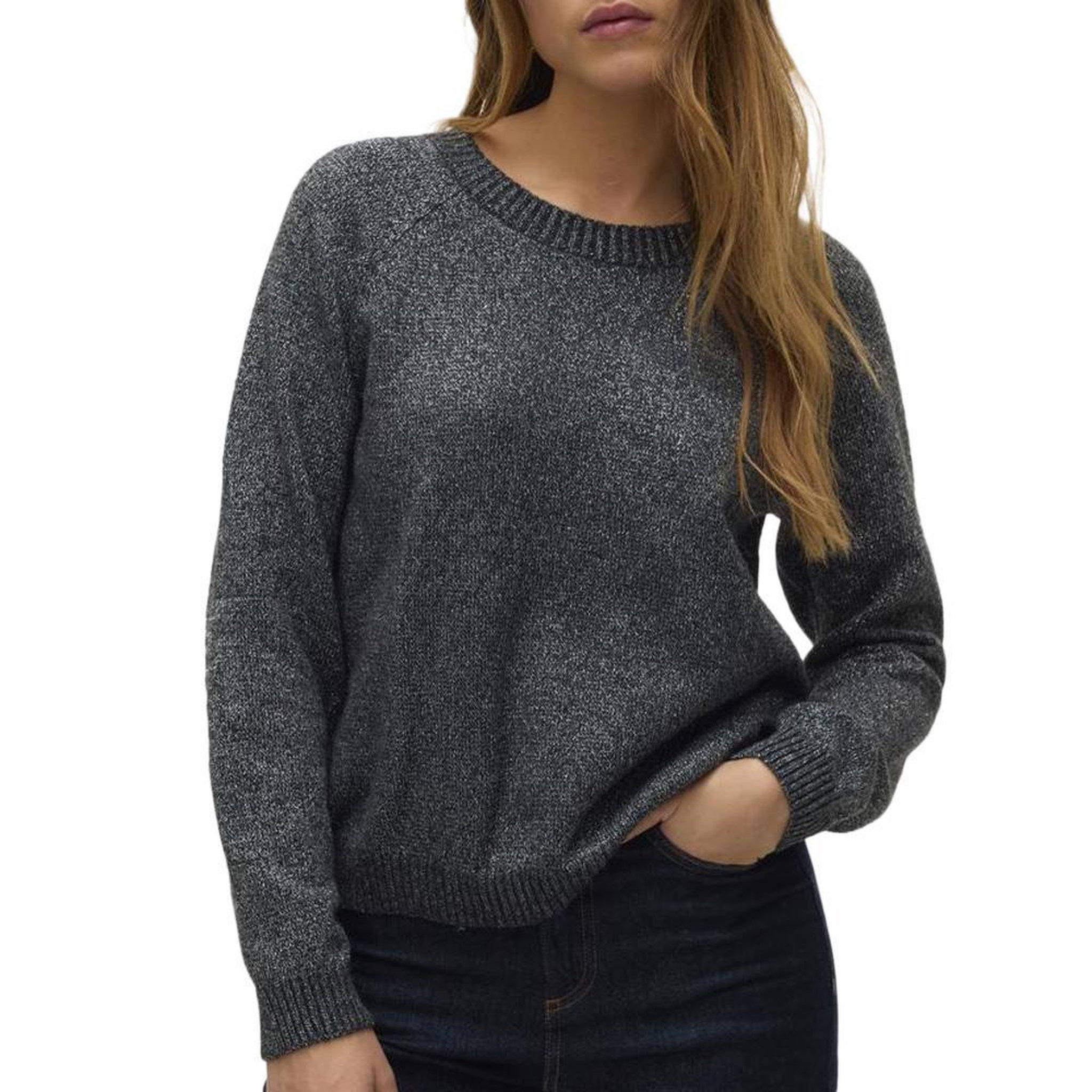 Vero Moda Pull gris femme vero moda doffyshine. Coloris disponibles : Gris