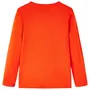 VIDAXL T-shirt pour enfants a manches longues orange vif 92