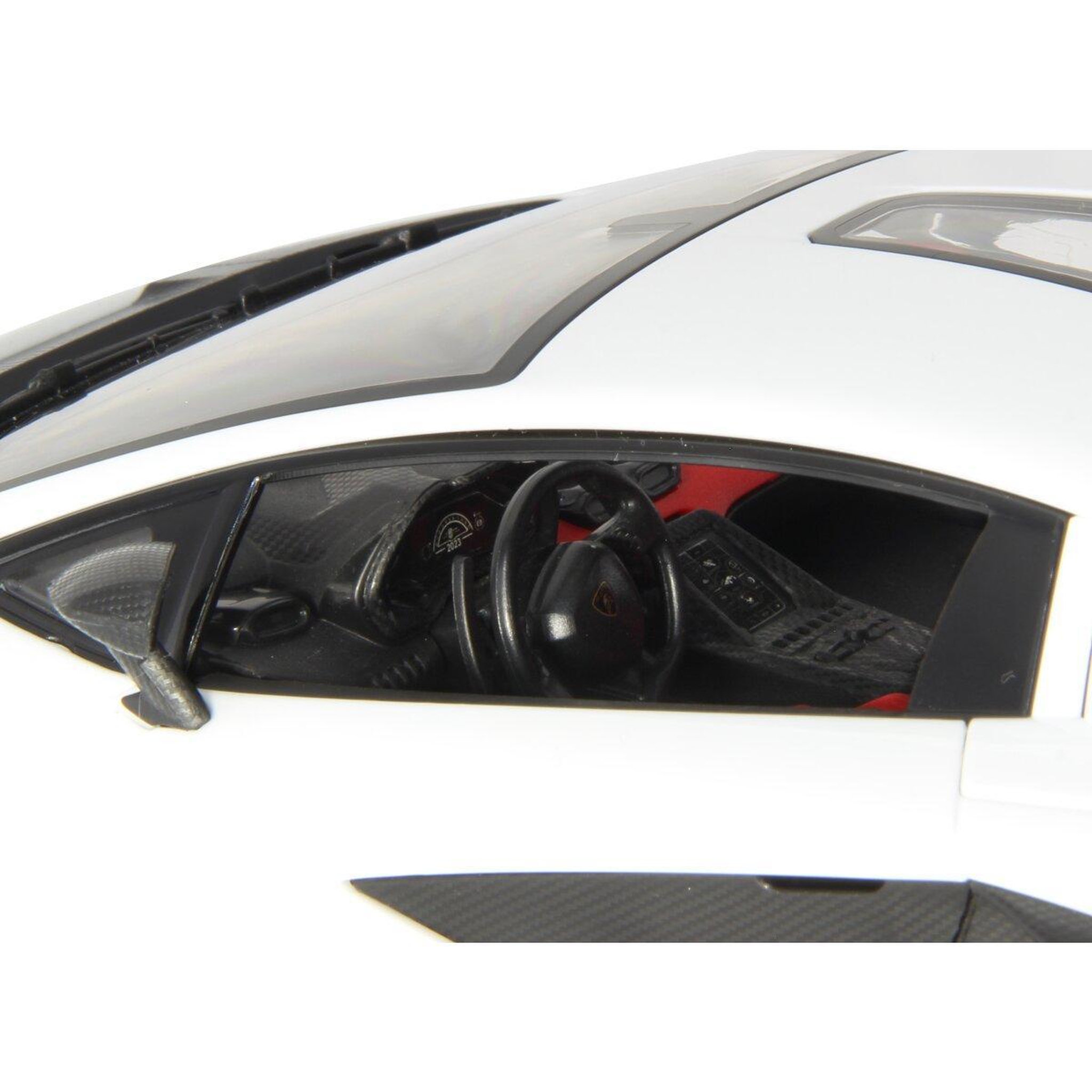 Voir la diapositive 3 : Jamara Lamborghini Countach LPI 800-4 1:16 blanc 2,4GHz