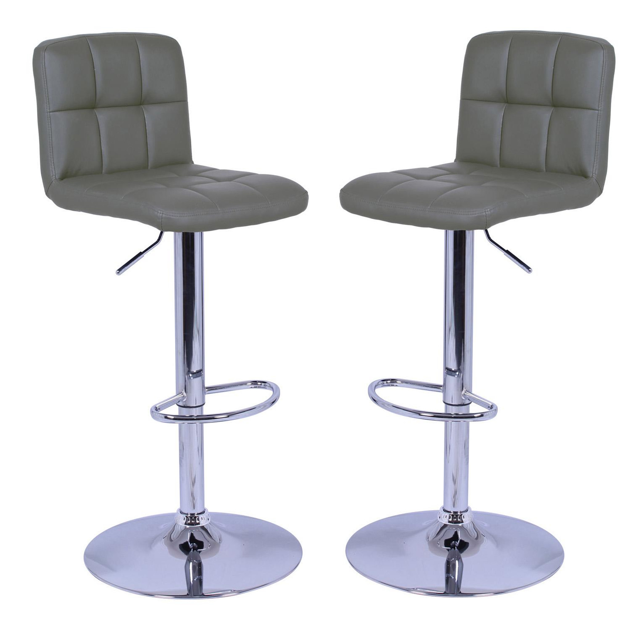 TOILINUX 2 Tabourets de bar Delek. Coloris disponibles : Blanc
