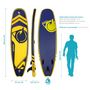 Voir la diapositive 2 : ADRENALIN Paddle Gonflable PLAYER 9'8 32'' 5'' (299x81x12,7cm) avec Pompe, Pagaie, Leash et Sac de transport
