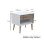 Voir la diapositive 3 : Chevet 1 tiroir esprit scandinave RAGNAR