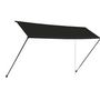 Voir la diapositive 4 : VIDAXL Auvent retractable avec LED 400x150 cm Anthracite