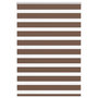 Voir la diapositive 1 : VIDAXL Store zebre marron 95x100 cm largeur du tissu 90,9 cm polyester