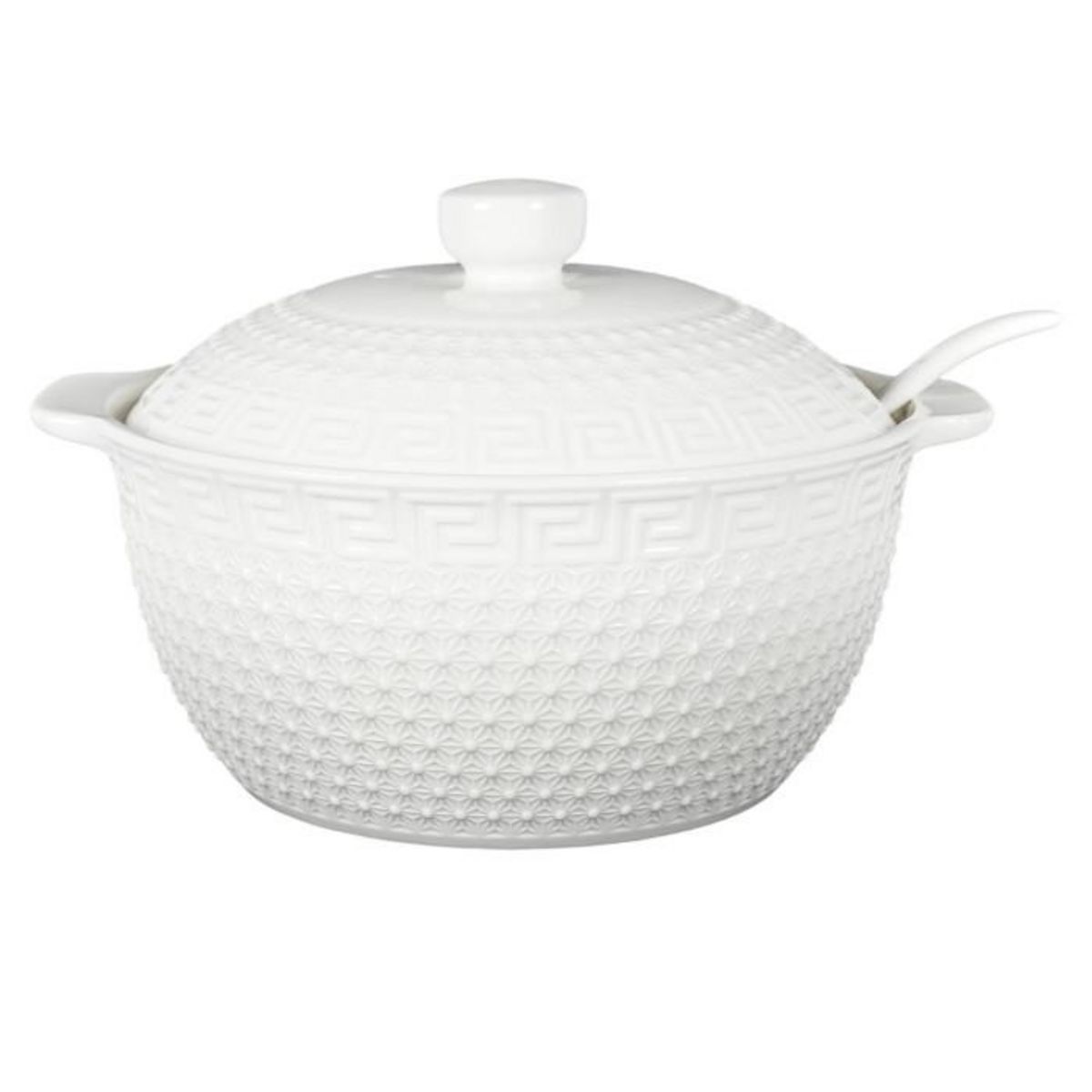 Paris Prix Service à Soupe 8 Pièces  Clélia  42cm Blanc