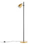 Voir la diapositive 1 : Paris Prix Lampadaire en Métal  Vifta  139cm Noir & Or