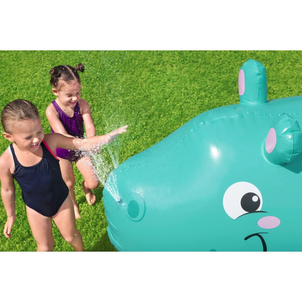 BESTWAY Fontaine à eau gonflable jumbo hippo 200 x 96 x 127 cm - 52569