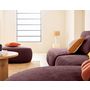 Voir la diapositive 2 : LISA DESIGN Santorini - canapé modulable d'angle droit + pouf - 5 places - en tissu texturé