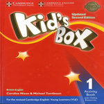 KID'S BOX 1. ACTIVITY BOOK WITH ONLINE RESOURCES, 2ND EDITION, EDITION EN ANGLAIS, Tomlinson Michael