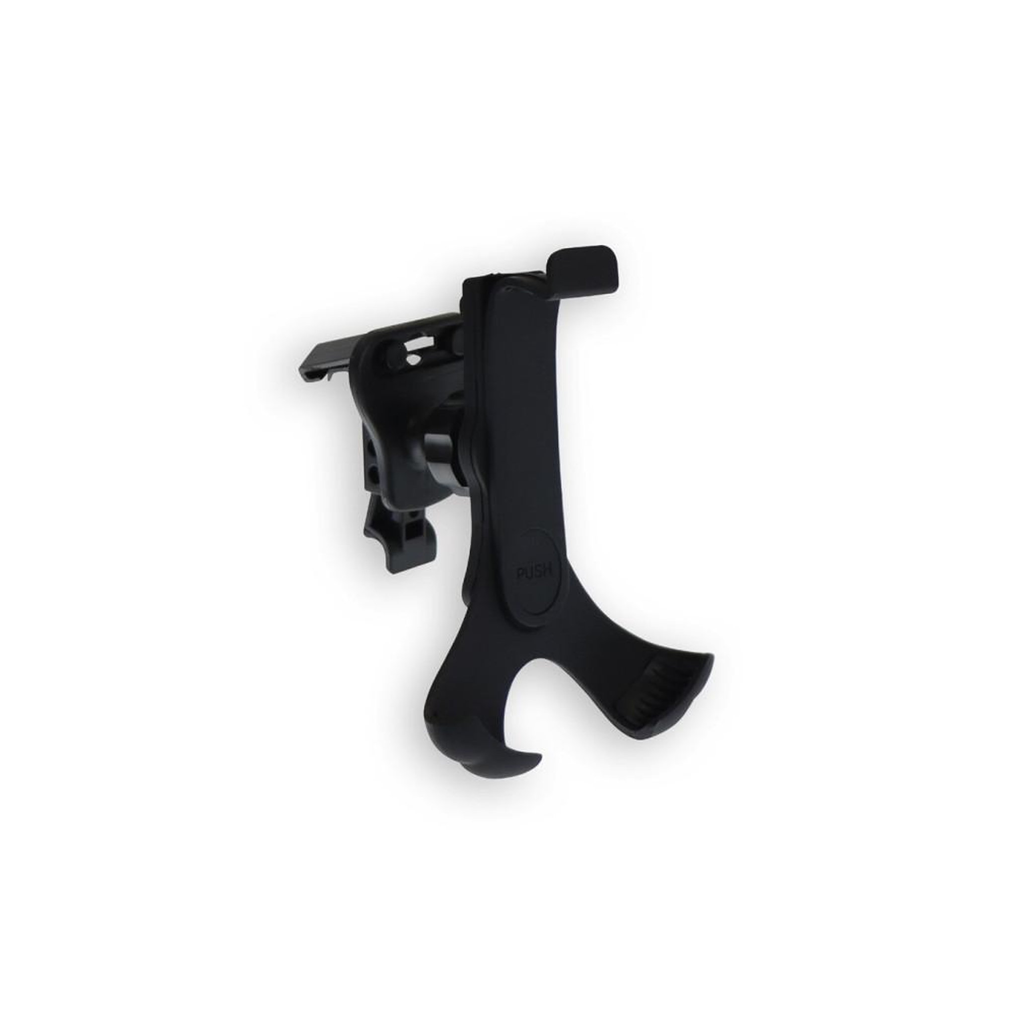 Support auto pour smartphone avec ventouse sur grille d'aération, noir, tête rotative 360°, compatible jusqu'à 7,5 pouces
