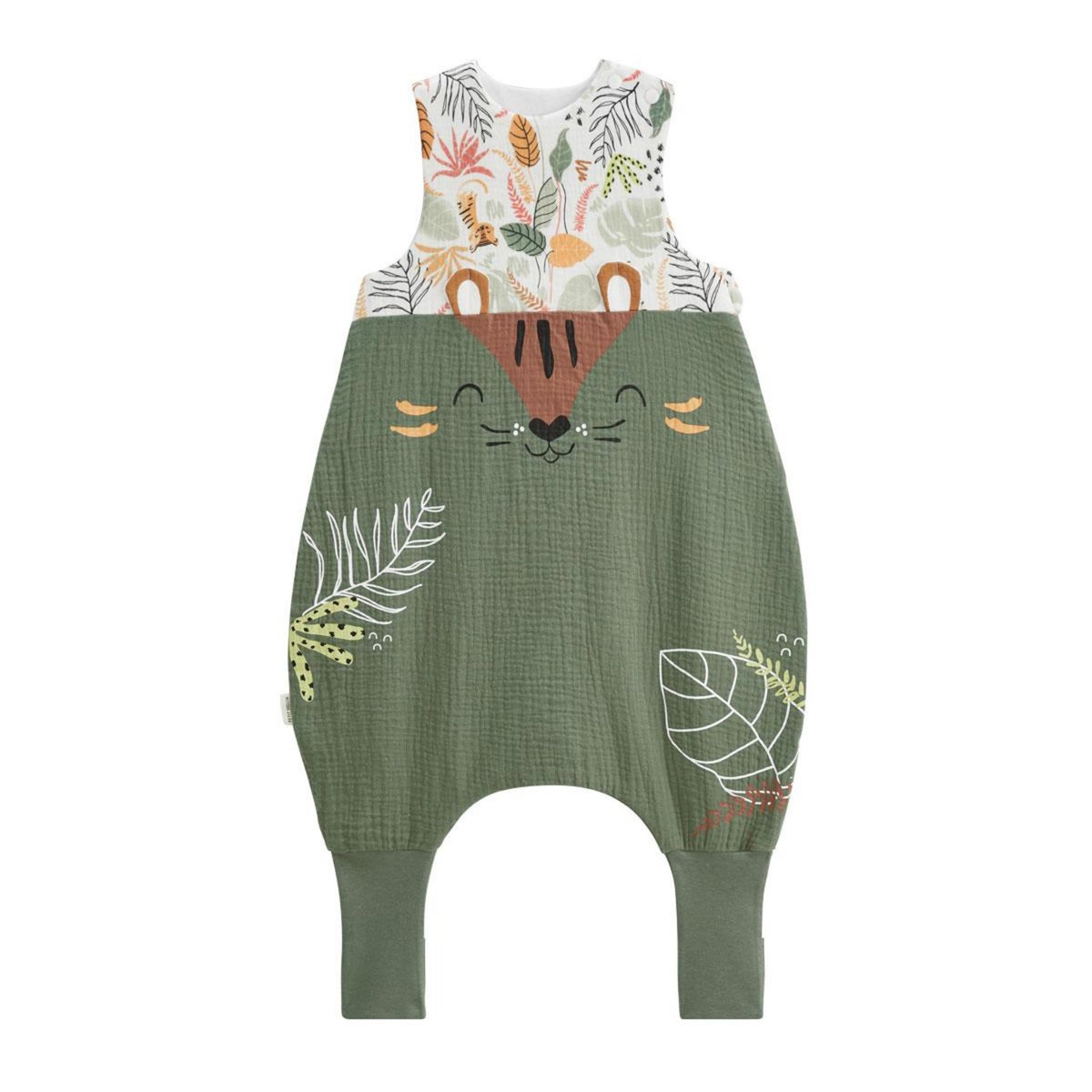 Petit Béguin Turbulette d'été en gaze de coton avec pieds retroussables Dumbea