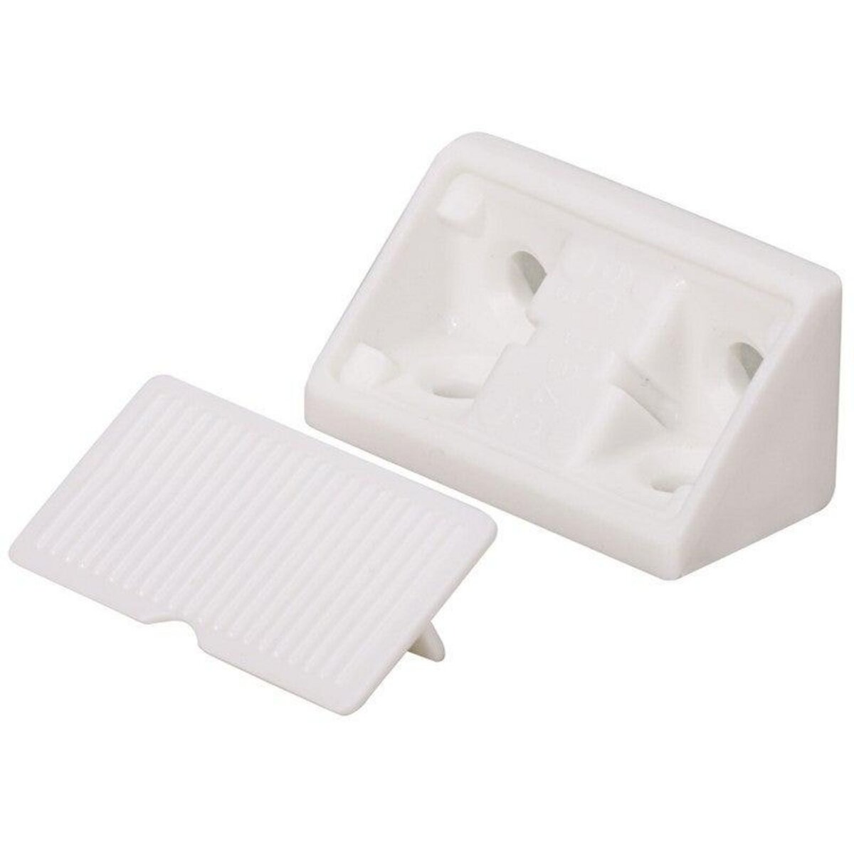 CENTRALE BRICO Lot De 8 Raccords D'Assemblage Plastique Brut, L.43 Mm