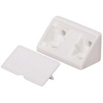 CENTRALE BRICO Lot De 8 Raccords D'Assemblage Plastique Brut, L.43 Mm