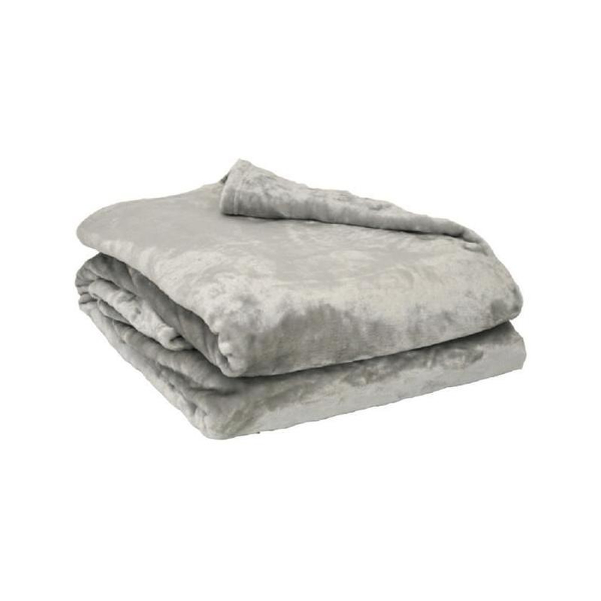 POYET MOTTE Couverture microflanelle 220x240 cm perle