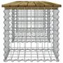 Voir la diapositive 4 : VIDAXL Banc de jardin design gabion 203x44x42 cm bois de pin impregne