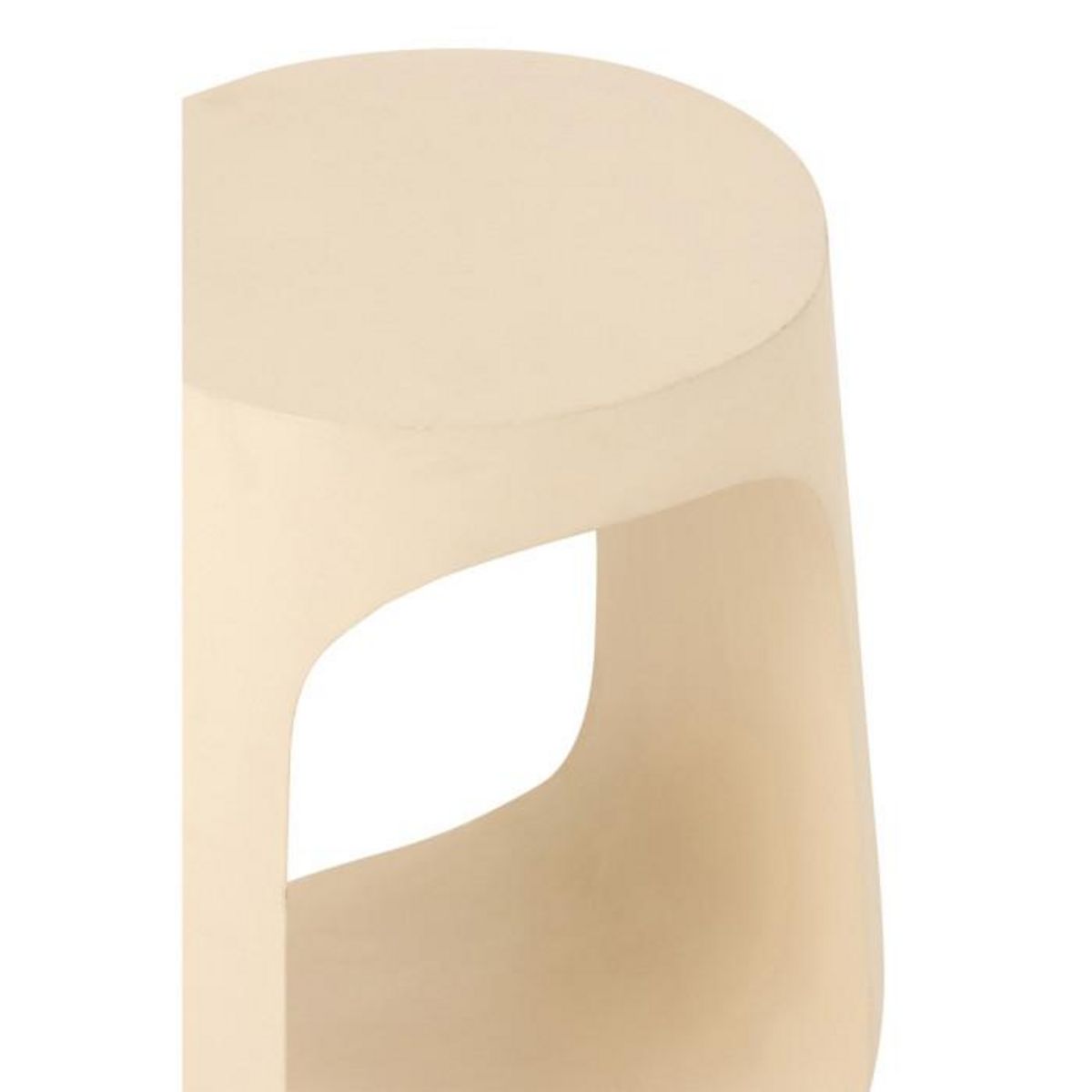 Paris Prix Table d'Appoint Design en Bois  Cave  46cm Beige
