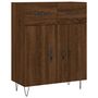 Voir la diapositive 2 : VIDAXL Buffet chene marron 69,5x34x90 cm bois d'ingenierie
